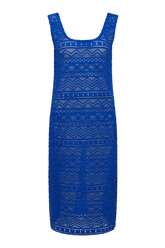 LAGO - Organic Cotton Dress Sapphire Blue
